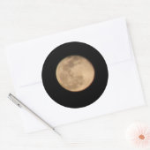 Moon-stickers Ronde Sticker (Envelop)