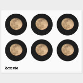 Moon-stickers Ronde Sticker (Vel)
