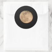 Moon-stickers Ronde Sticker (Tas)