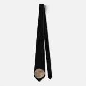 Moon Stropdas Full Moon Neckties Mannen Moon Gifts (Voorkant)