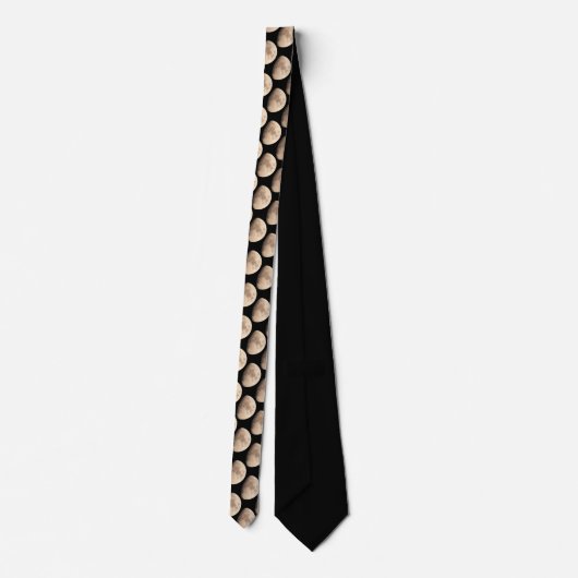Moon Stropdassen Moon Neckties Gepersonaliseerd Mo (Achterkant)
