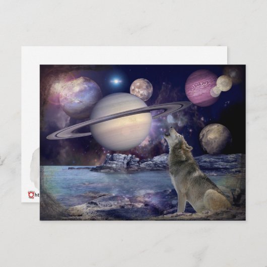 Moon Struck Briefkaart (Voorkant / Achterkant)