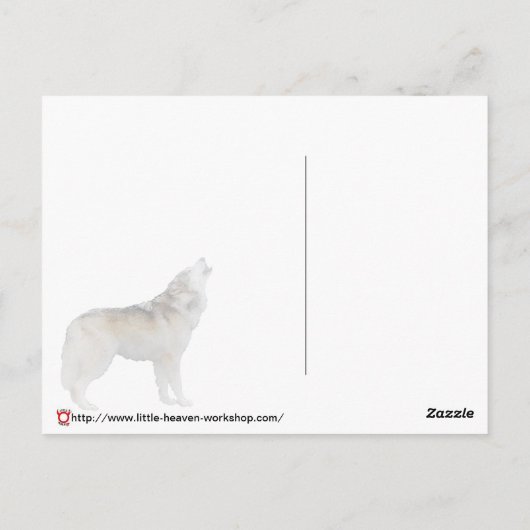 Moon Struck Briefkaart (Achterkant)