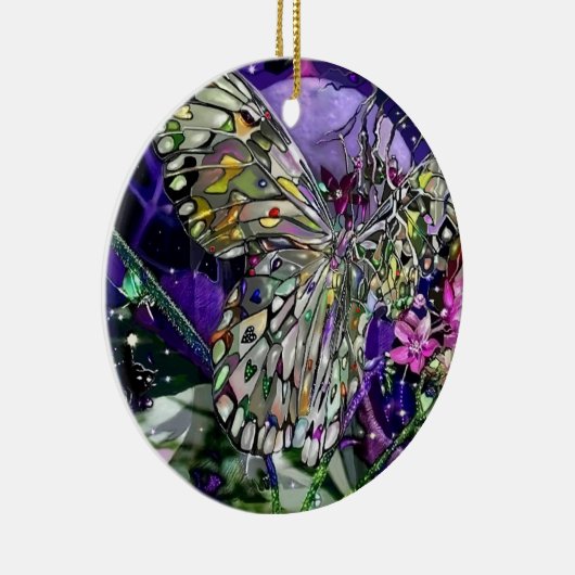 Moon Struck. Keramisch Ornament (Rechts)