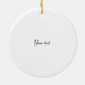 Moon Struck. Keramisch Ornament (Achterkant)