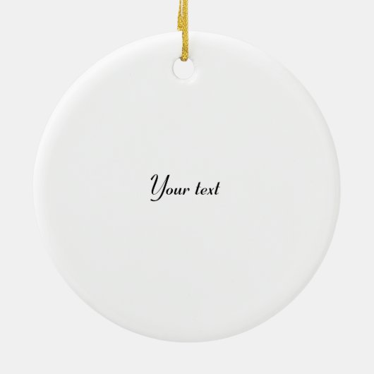 Moon Struck. Keramisch Ornament (Achterkant)