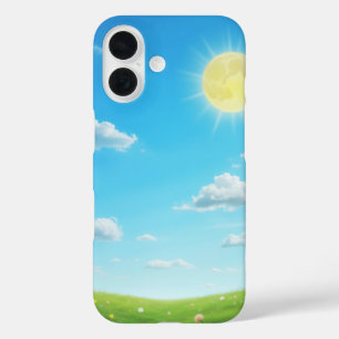 Moon sun iPhone 16 hoesje