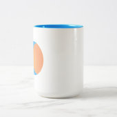 Moon & Sun PopArtCulture-Mok Tweekleurige Koffiemok (Center)