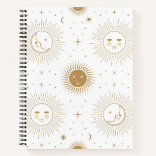 Moon, Sun & Stars Notitieboek