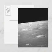 Moon Surface and Horizon 2 Briefkaart (Voorkant / Achterkant)