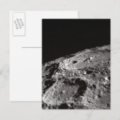 Moon Surface and Horizon Briefkaart (Voorkant / Achterkant)