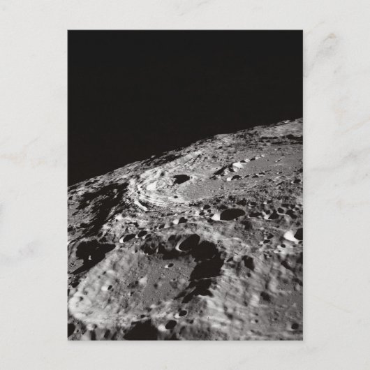 Moon Surface and Horizon Briefkaart (Voorkant)