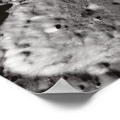 Moon Surface and Horizon Poster (Hoek)