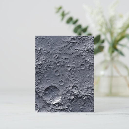 Moon Surface Briefkaart (Staand voorkant)