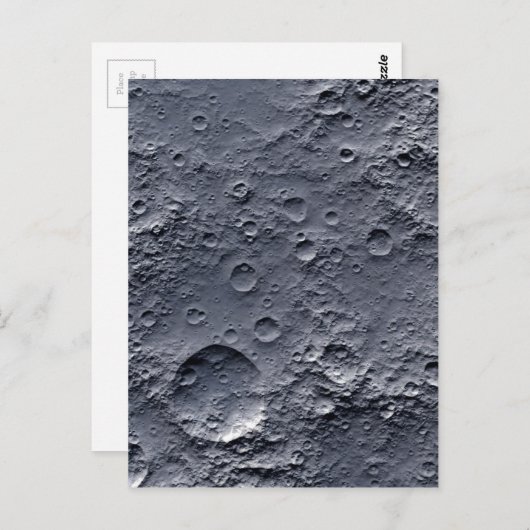 Moon Surface Briefkaart (Voorkant / Achterkant)