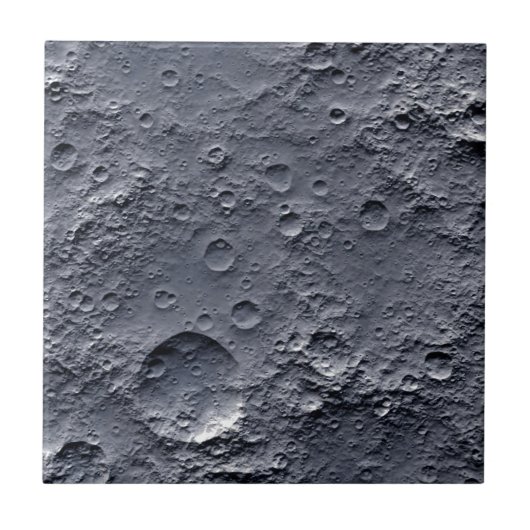 Moon Surface Tegeltje (Voorkant)