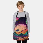 Moon Surrealist escapisme Schort (Gedragen)