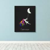 Moon Swinging Redhead Thunder_Cove Canvas Afdruk (Insitu (Houten vloer))