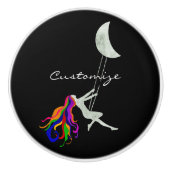 Moon Swinging Redhead Thunder_Cove Keramische Knop (Voorkant)