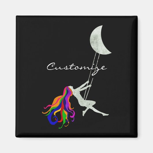 Moon Swinging Redhead Thunder_Cove Magneet (Voorkant)