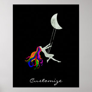 Moon Swinging Redhead Thunder_Cove Poster