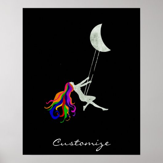 Moon Swinging Redhead Thunder_Cove Poster (Voorkant)