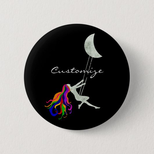 Moon Swinging Redhead Thunder_Cove Ronde Button 5,7 Cm (Voorkant)