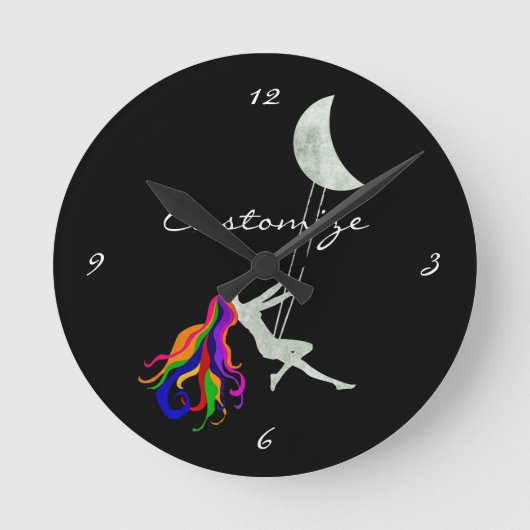 Moon Swinging Redhead Thunder_Cove Ronde Klok (Voorkant)