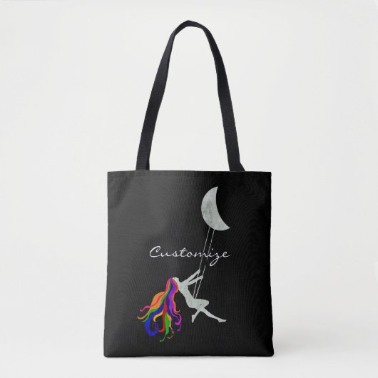 Moon Swinging Redhead Thunder_Cove Tote Bag (Voorkant)