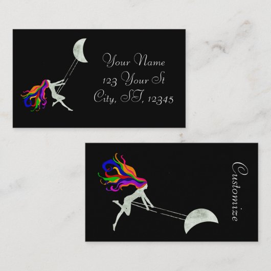 Moon Swinging Redhead Thunder_Cove Visitekaartje (Voorkant / Achterkant)