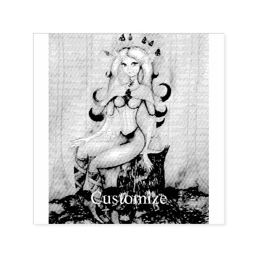 Moon Swinging Redhead Thunder_Cove Zelfinktende Stempel (Design)