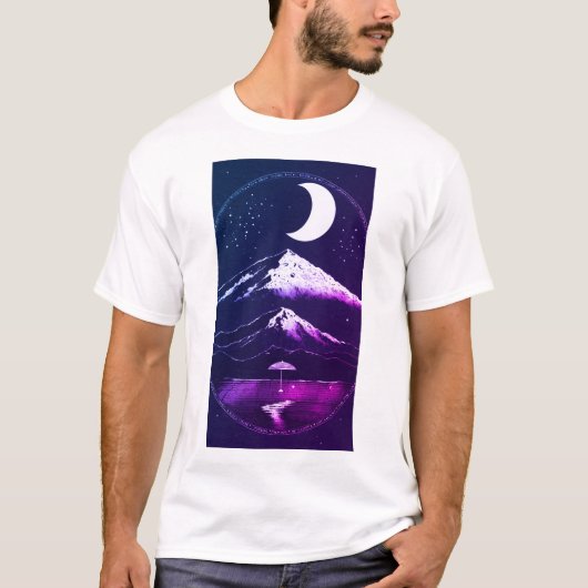 Moon T-shirt trending moon T-shirt (Voorkant)