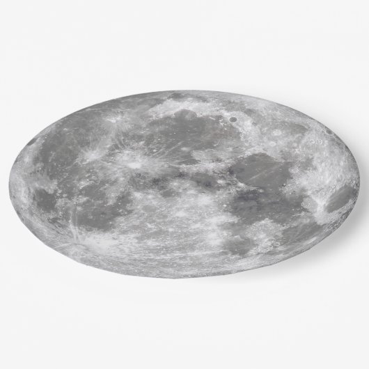 Moon Tableware from Celestial Collection  Papieren Bordje (Gekanteld)