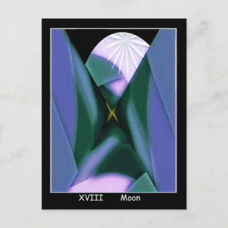 Moon Tarot Card Briefkaart