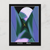 Moon Tarot Card Briefkaart (Voorkant)