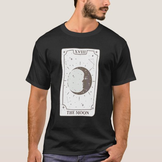 Moon Tarot Kaart Deze Tarot Kaart van Deviant Moon T-shirt (Voorkant)