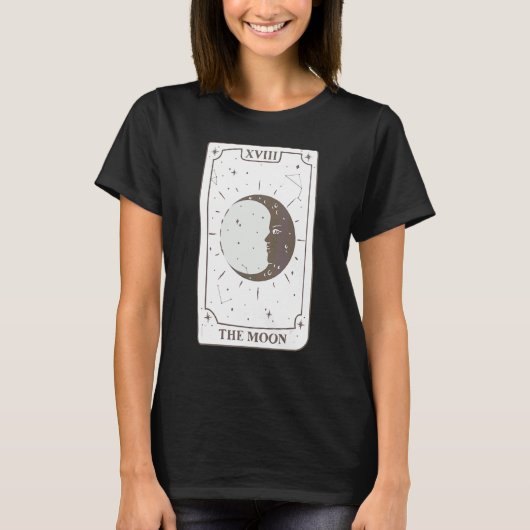 Moon Tarot Kaart Deze Tarot Kaart van Deviant Moon T-shirt (Voorkant)
