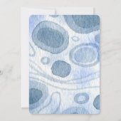 Moon thema verjaardagsuitnodiging kaart (Achterkant)