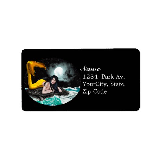 Moon Tide Mermaid Labels 2 (Voorkant)