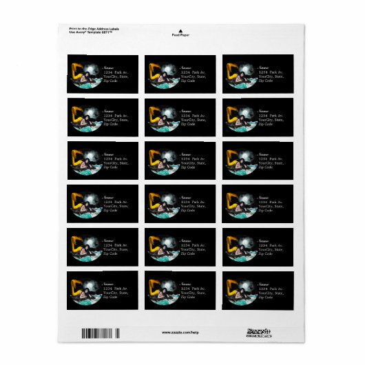 Moon Tide Mermaid Labels 2 (Full Sheet)