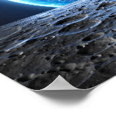 Moon to Earth - Poster (Hoek)