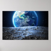 Moon to Earth - Poster (Voorkant)