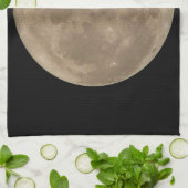 Moon Towel Full Moon Dish Towel Moon Decor Theedoek (Gevouwen)