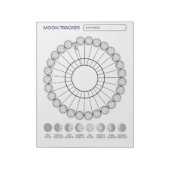 Moon Tracker Notitieblok (Linkerzijde)