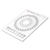 Moon Tracker Notitieblok (Schuin)