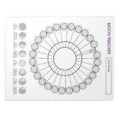 Moon Tracker Notitieblok (Voorkant)
