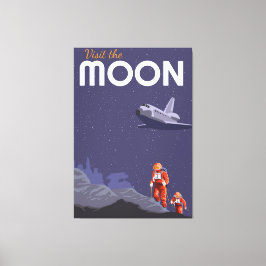 Moon Travel Canvas Afdruk