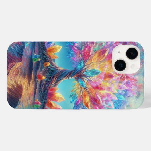 Moon Tree Case-Mate iPhone Case (Achterkant (horizontaal))