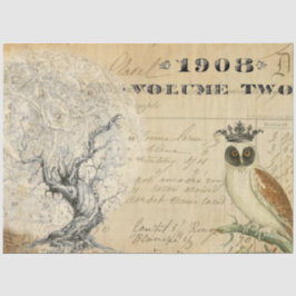 Moon Tree Decoupage Tissue Tissuepapier