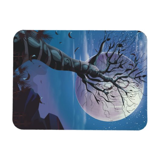 Moon Tree Magneet (Horizontaal)
